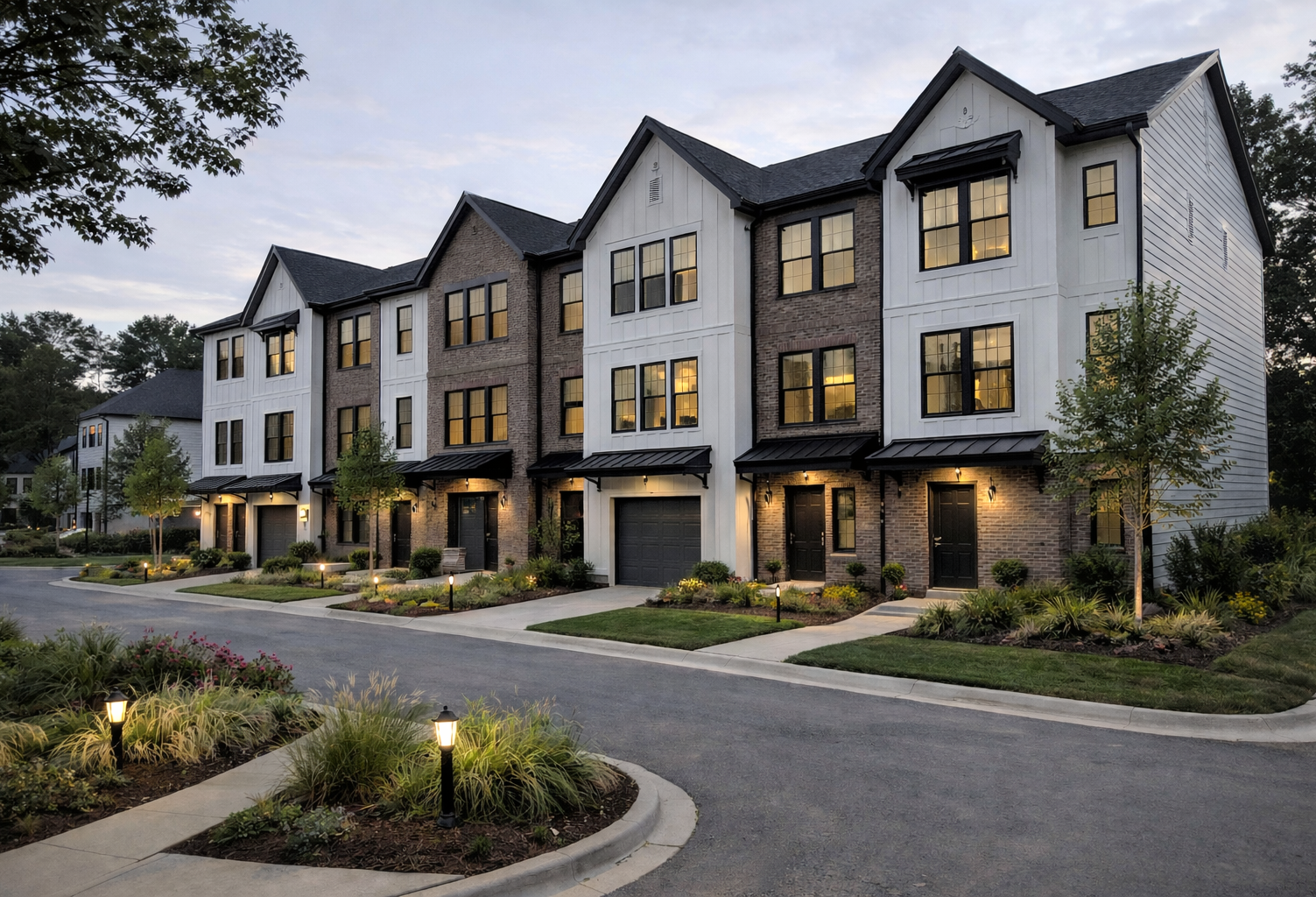 An AI-created image of what a build-to-rent property may look like.