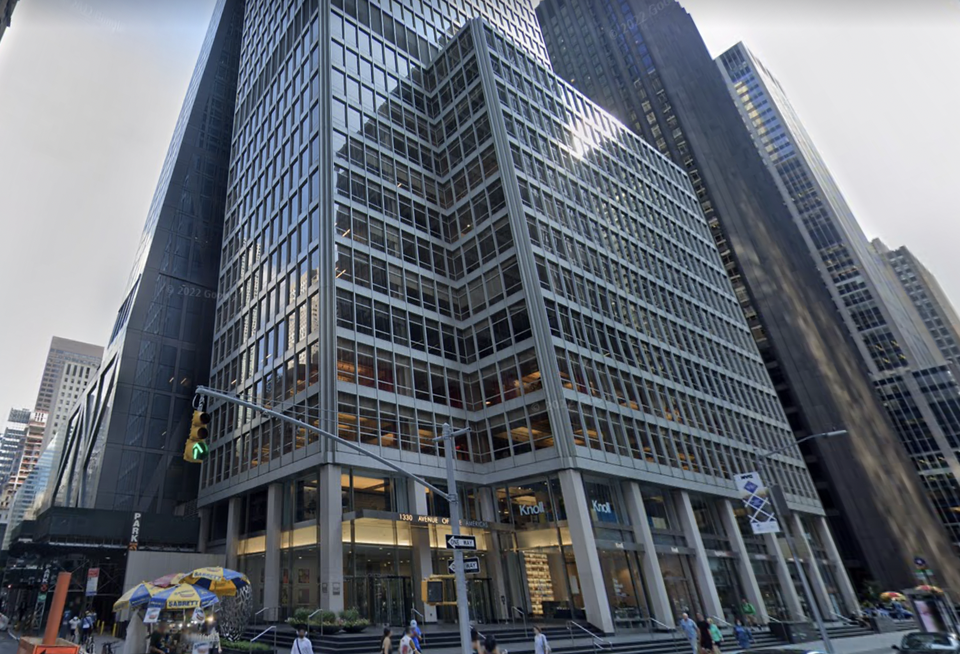 The owners of 1330 Sixth Ave., a 90% leased Midtown office building, scored a senior loan and a mezzanine loan totaling $185M this week to cover acquisition costs.