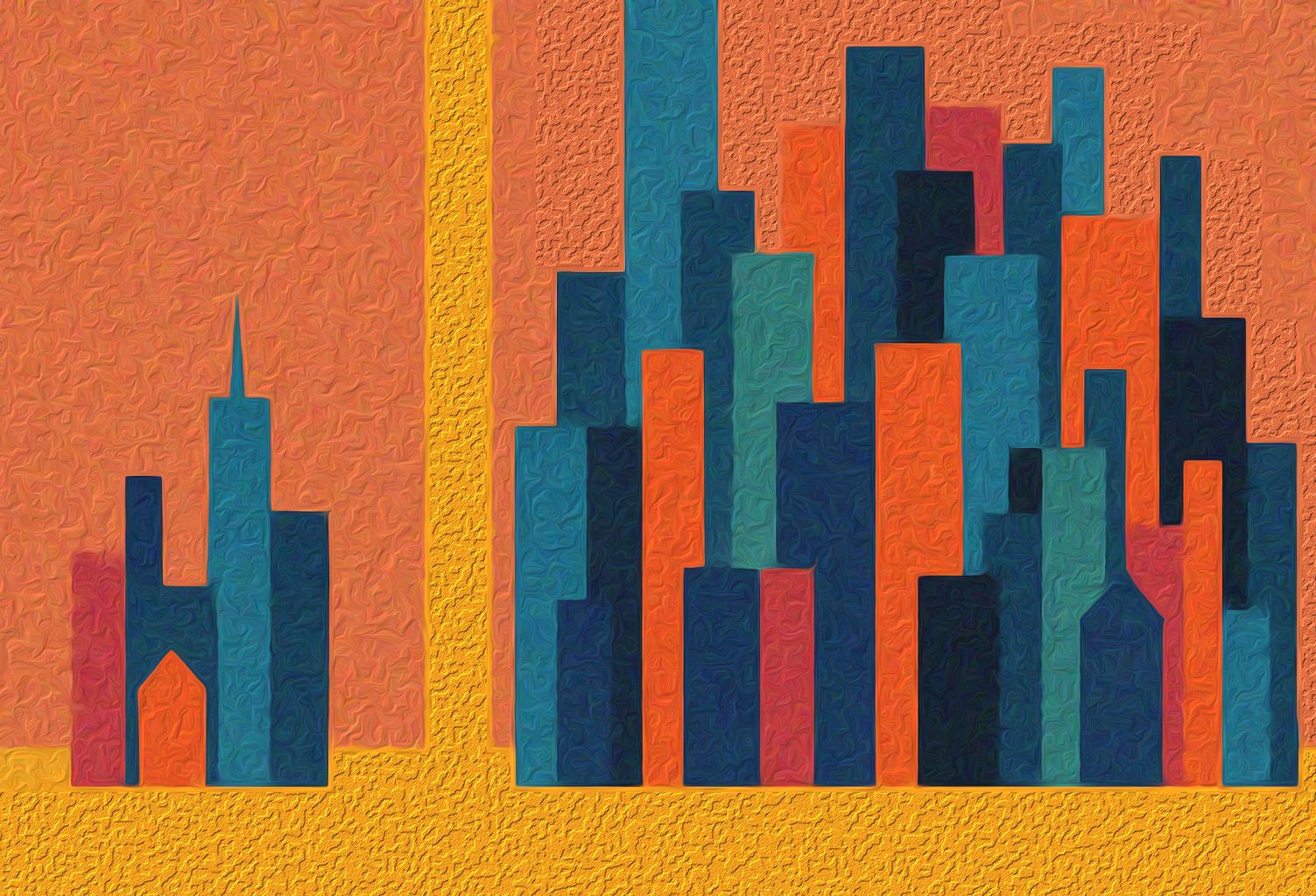 Abstract Cityscapes