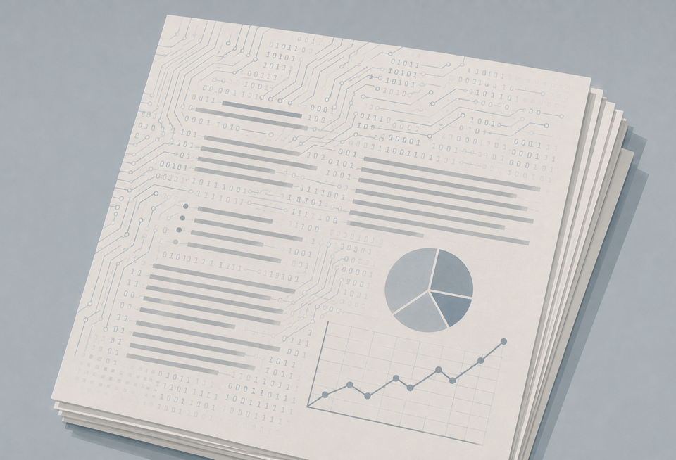 Circuit Board on paper AI mortgage underwriting AI on paper