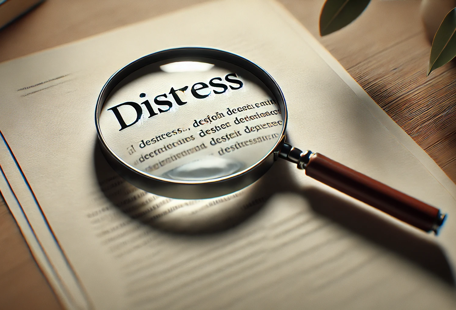 Looking for distress