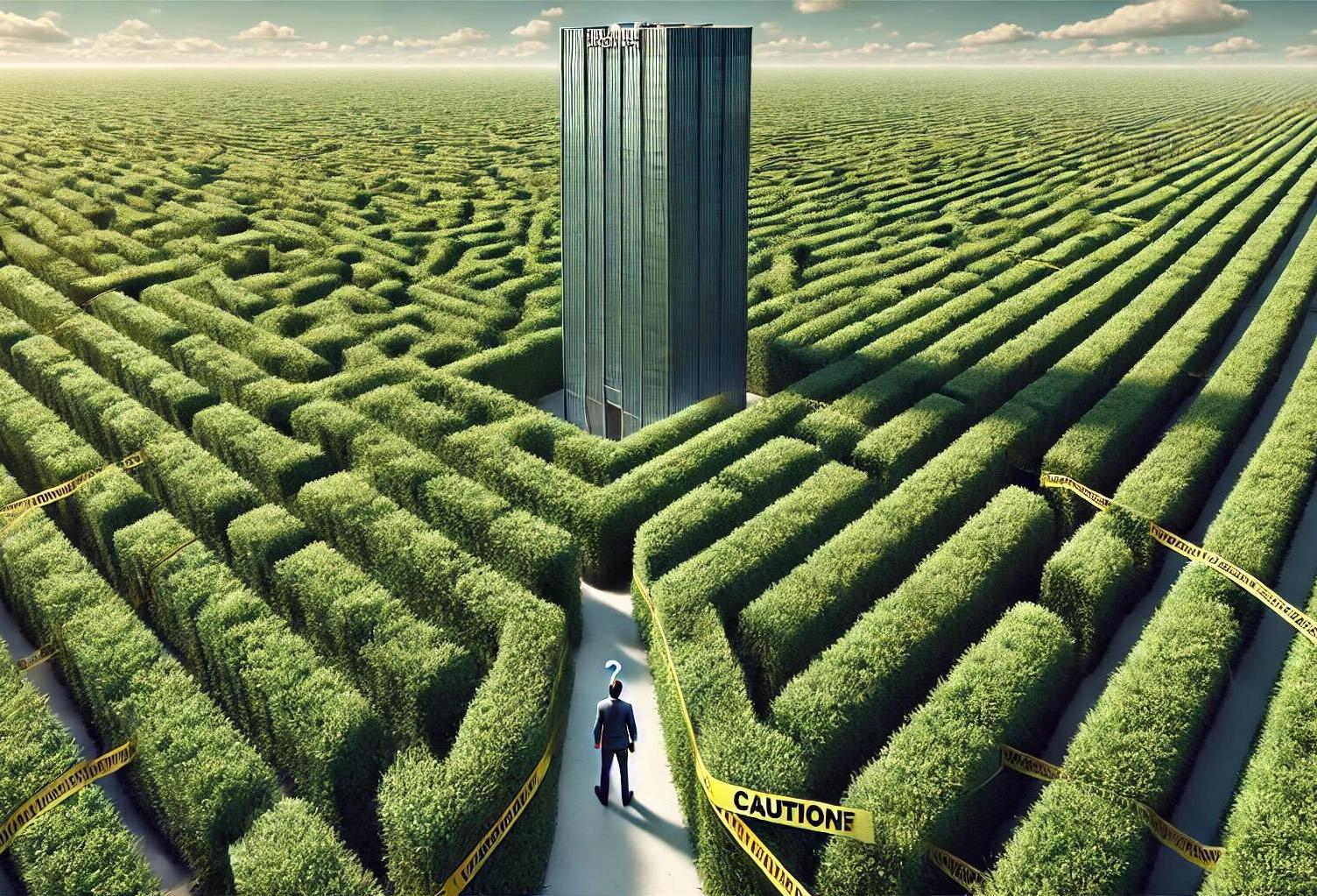 Hedge Maze to Skyscraper