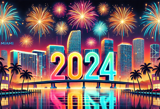DALL-E AI Photo EOY South Florida 2024