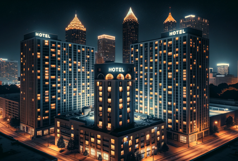 The hotel business slowed down to start 2024.