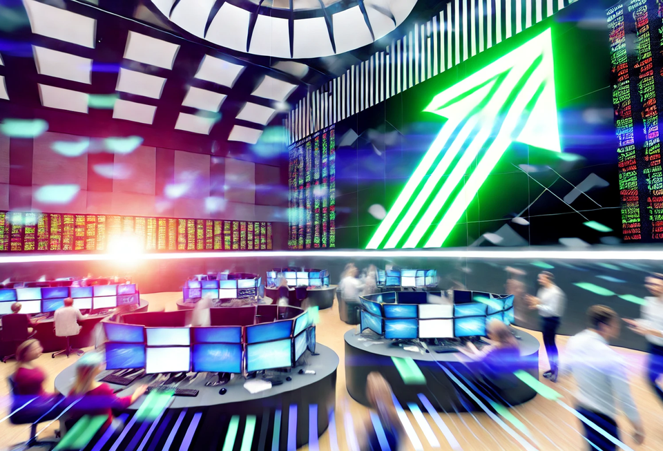 Stocks going up