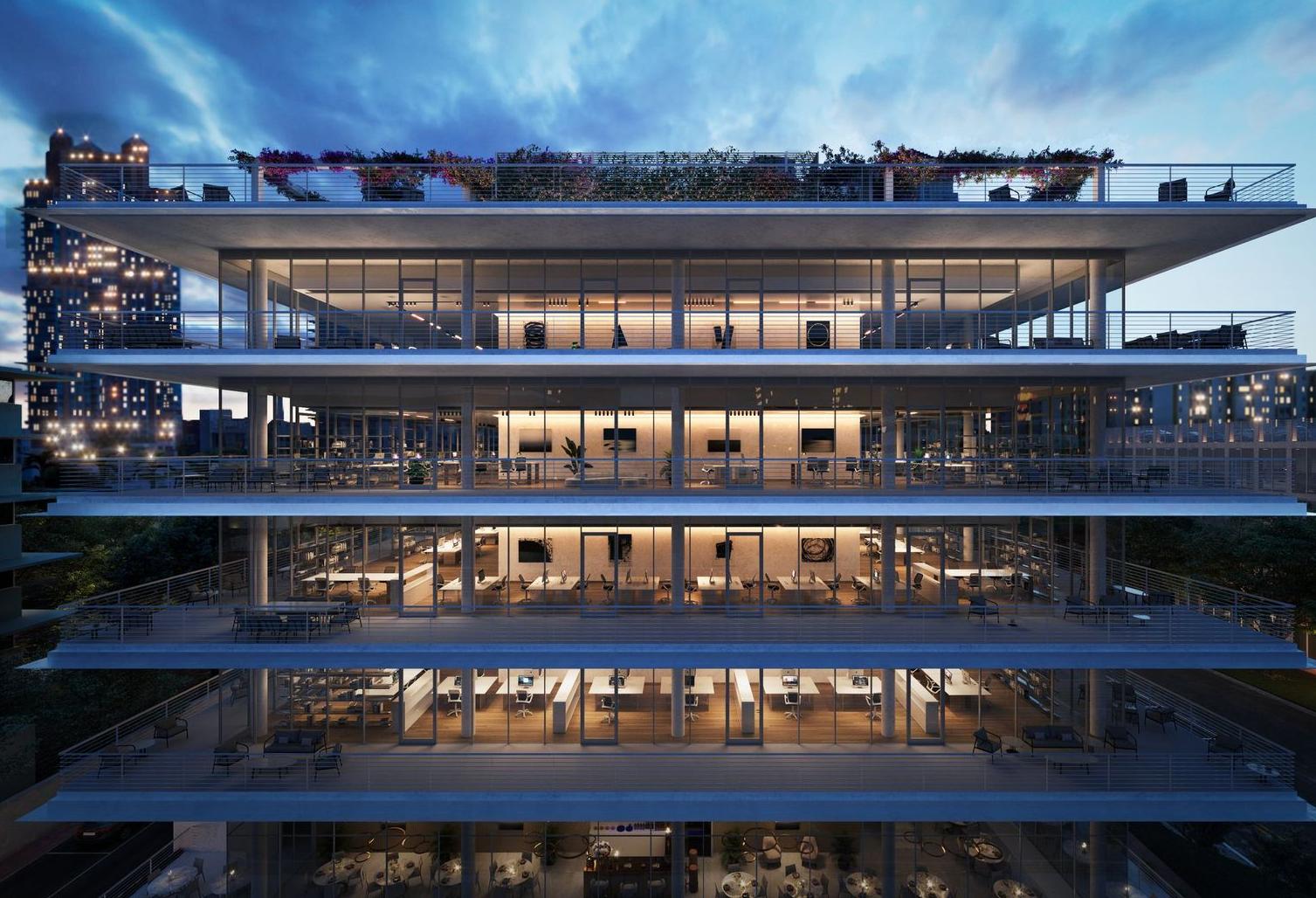 Rendering of The Fifth Miami Beach developed by Eric Schmidt and  Sumaida + Khurana and Bizzi & Partners. 