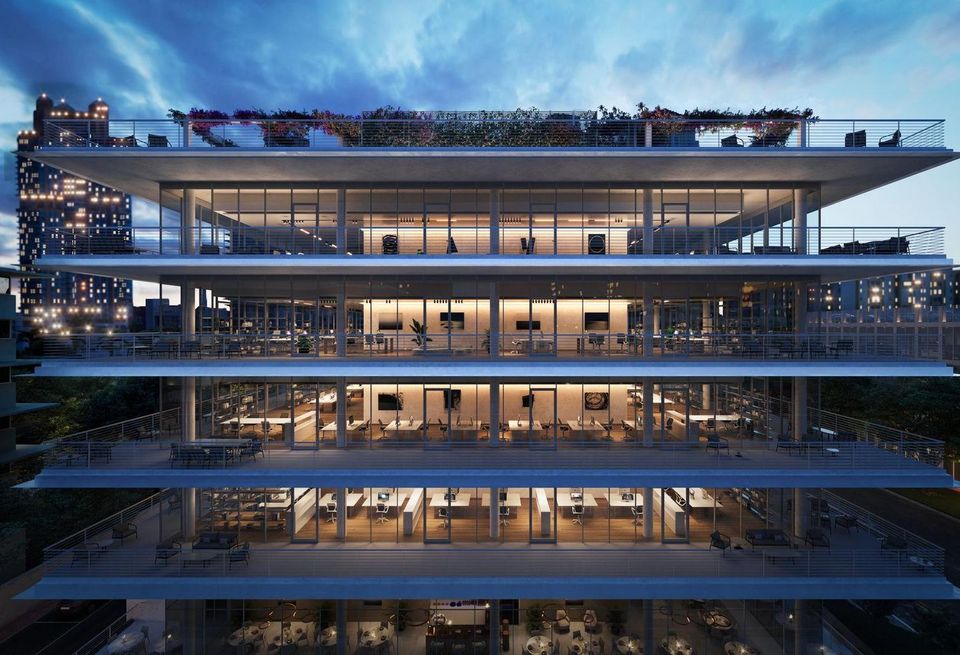 Rendering of The Fifth Miami Beach developed by Eric Schmidt and Sumaida + Khurana and Bizzi & Partners.