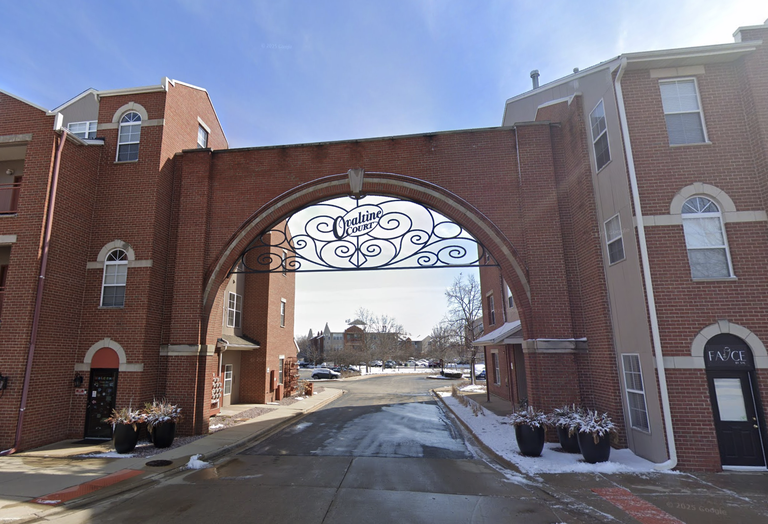 Exterior of Ovaltine Apartments
