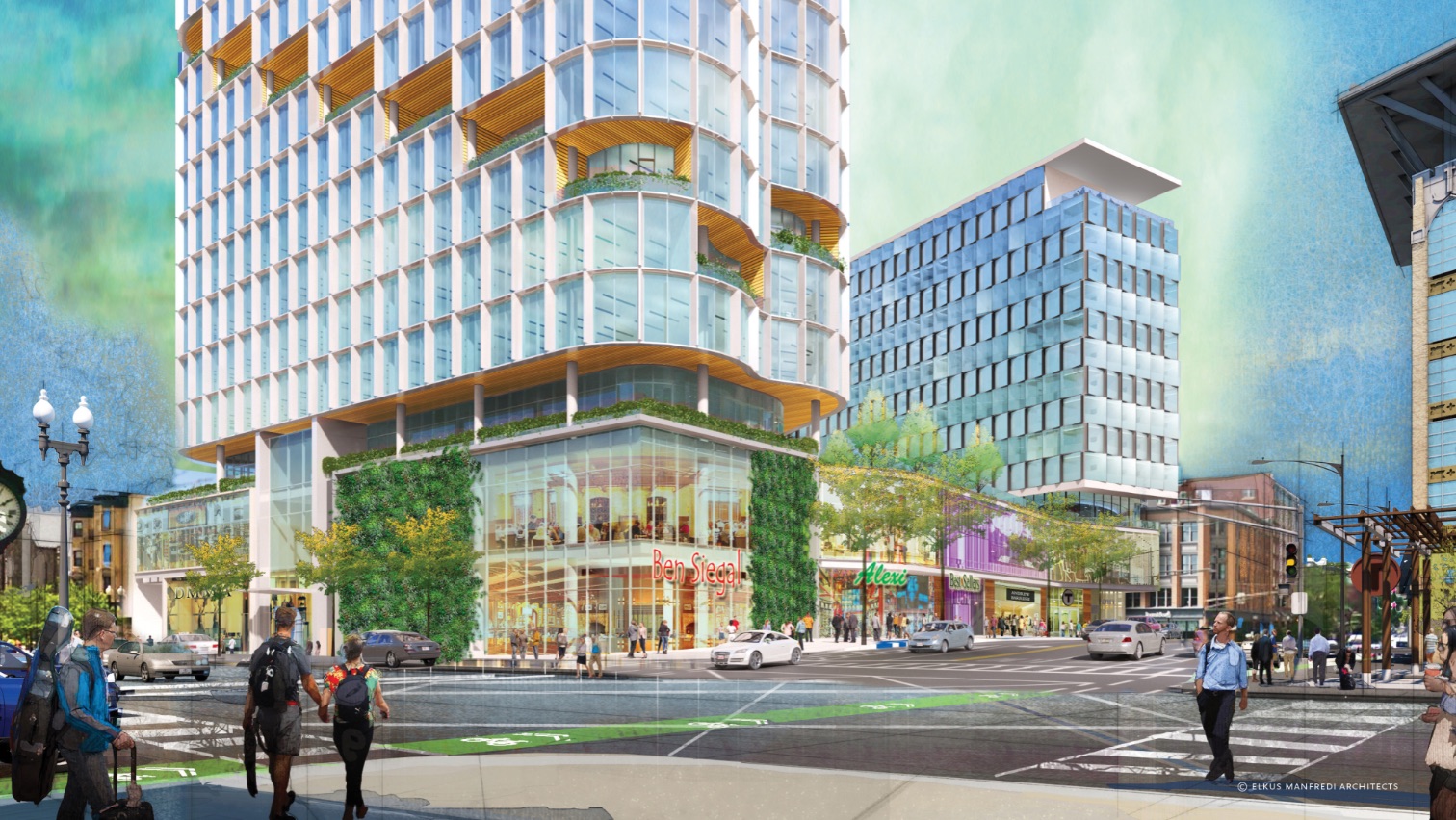 Samuels & Associates Plans Two-Tower Back Bay Air Rights Project