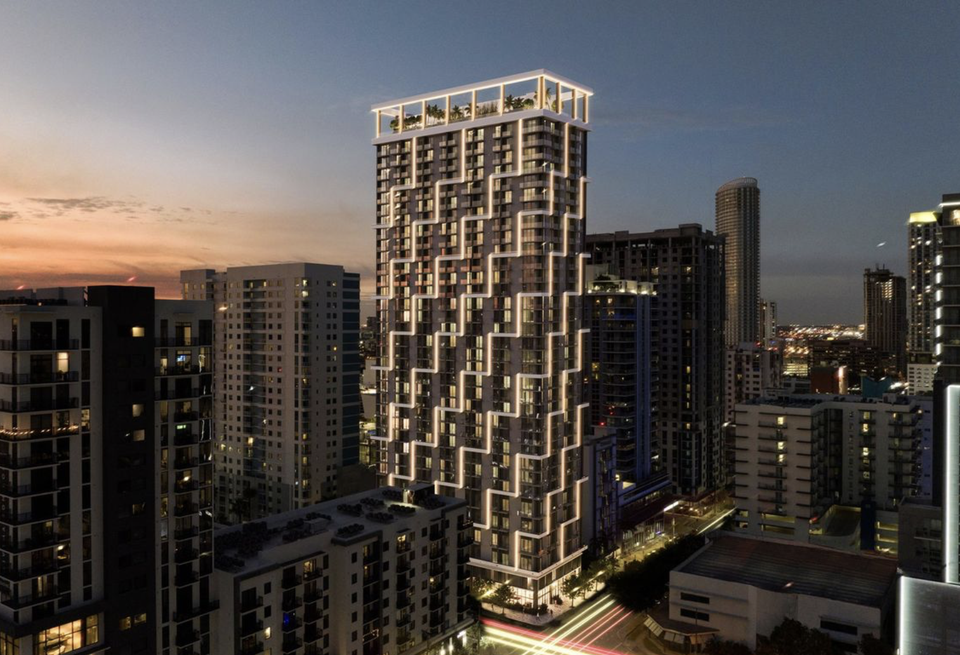 Domus Brickell Center North Development at 1034 SW Second Ave