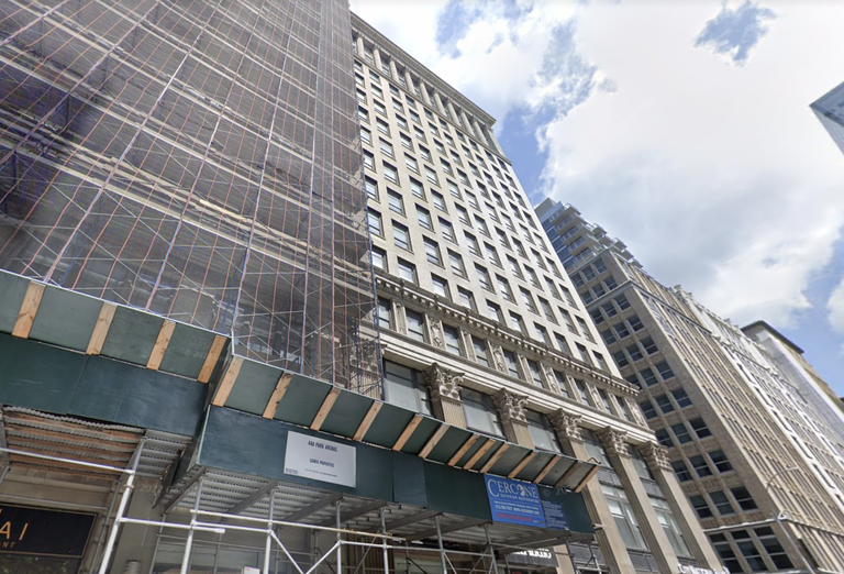 Samco Properties' 440 Park Ave. South, which recently signed Signal AI for 11K SF.