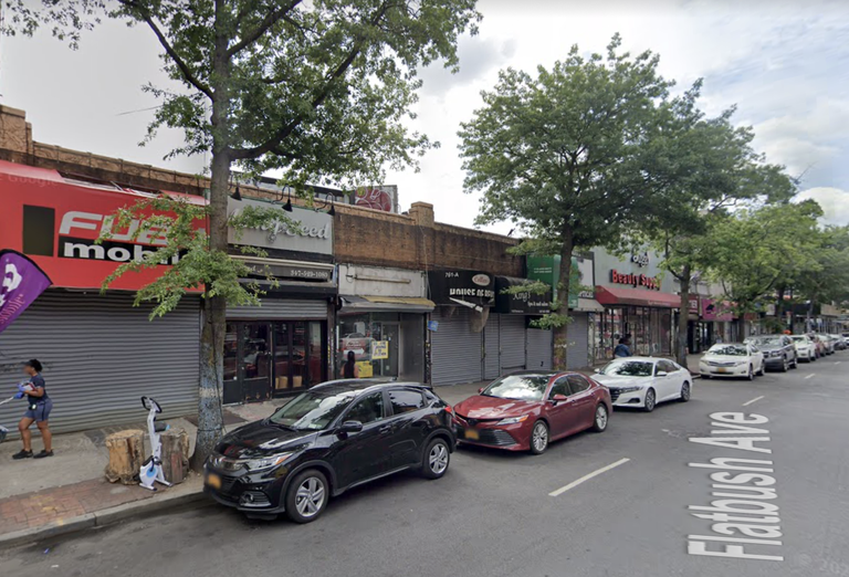A part of the Flatbush Ave. lot acquired by New Empire Corp. this week for  $142.9M.