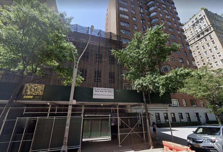 14 Fifth Ave. in July 2022, prior to demolition for a residential building that will yield fewer units than the property it replaces.
