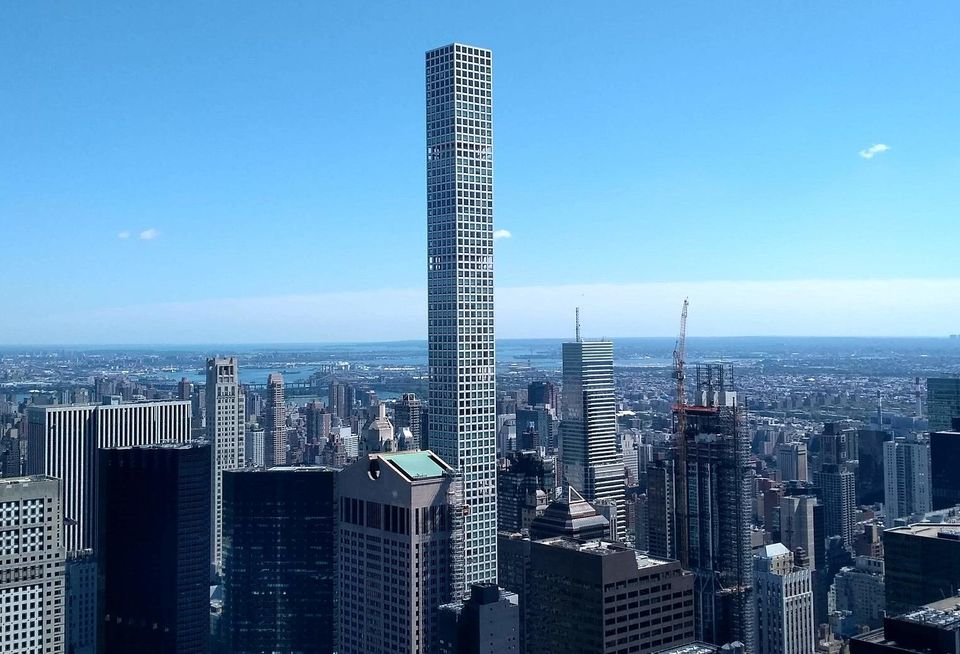 432 Park Ave., as seen from the top of Rockefeller Center
