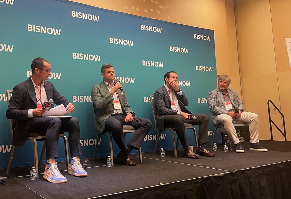 Colliers’ Adam Schindler, Remedy Medical Properties’ Dan McGivney, Anchor Health Properties’ Rob Rumer and UDLR’s Todd Sloan.