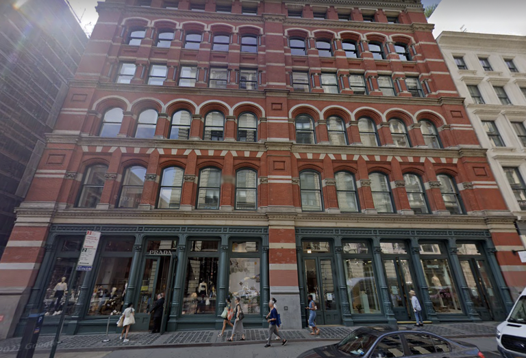 SoHo's 575 Broadway, where luxury apparel retailer Prada renewed a 30K SF lease in Q2 for a further 12 years.