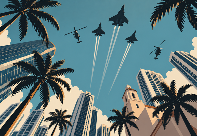 Defense Tech Firms Setting Up Shop In Trump Family's Palm Beach Orbit
