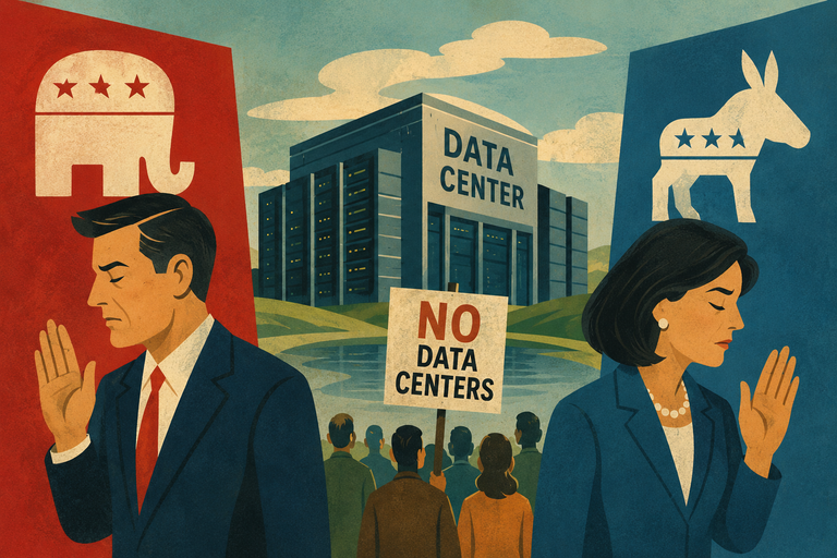 Democrats Republicans data centers