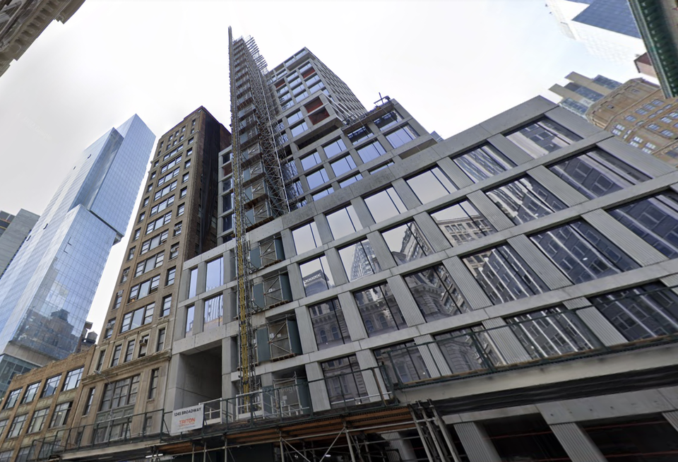 1245 Broadway, where GDS Development Management and Corem Property Group AB nabbed a $90M financing deal this week from Deutsche Pfandbriefbank.