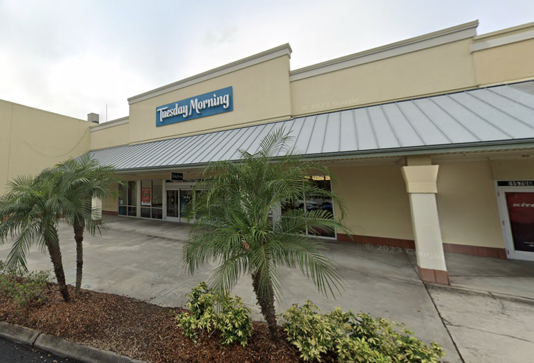 Tuesday Morning's Tampa store, located at 15702 North Dale Mabry Highway, is one of the 250 stores due to be auctioned as the retailer restructures.