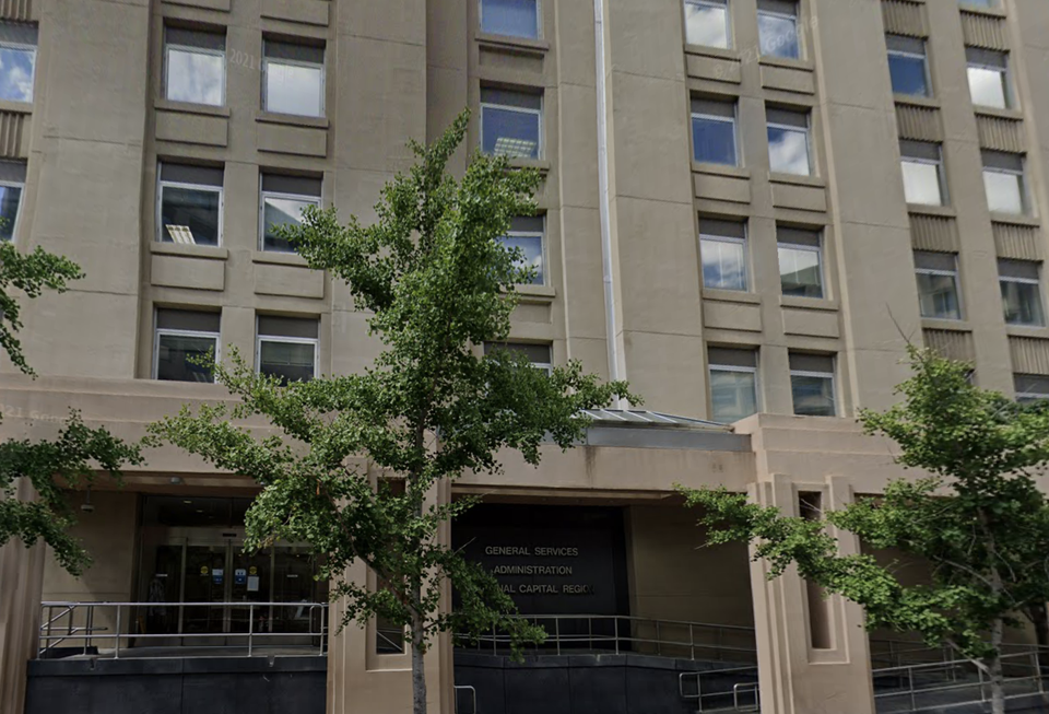 The General Services Administration National Capital Region building at 301 7th St. SW, Washington, D.C.