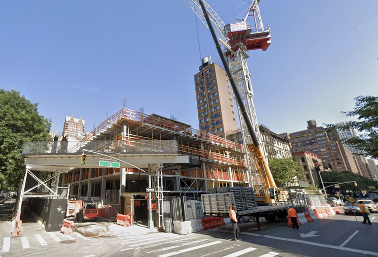 255 E. 77th St., where Naftali Group scored a $140M construction loan this week to build a 62-unit condo building.