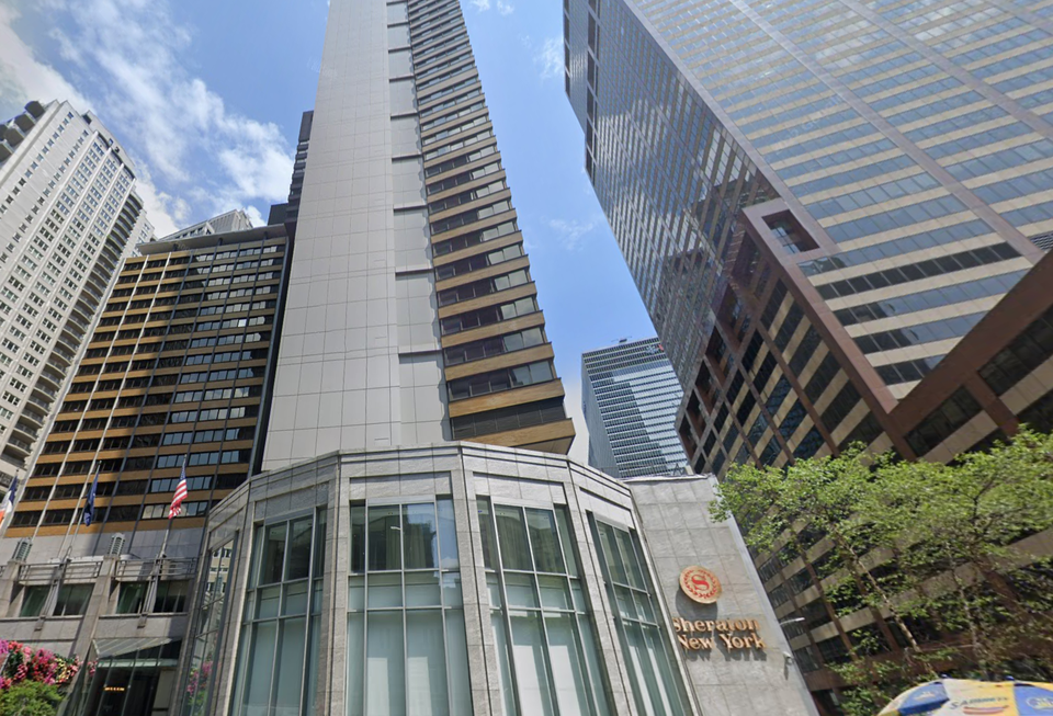 The Sheraton New York Times Square, where MCR Hotels refinanced to the tune of $260M this week.