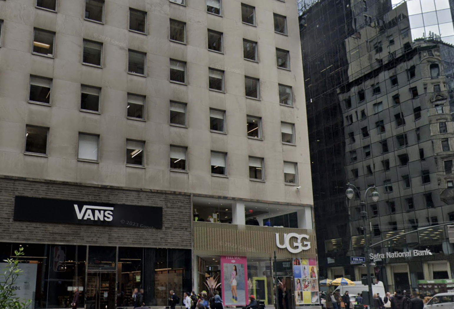530 Fifth Ave., where Thor Equities purchased a 50% stake in the retail condo in 2014 and is now being sued by two investors who allege that it has not paid them distributions on their investment.