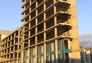 Unfinished Apartment Tower Block Sandyford Dublin