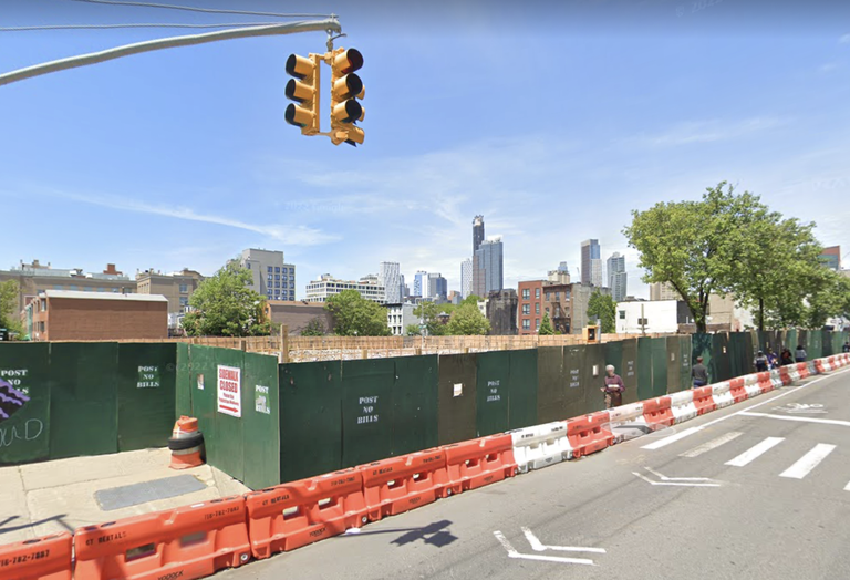 120 Fifth Ave. in Brooklyn’s Park Slope neighborhood, where Senlac Ridge Partners and The William Macklowe Company plan to build a mixed-use development featuring ground floor retail and 180 residential units. 