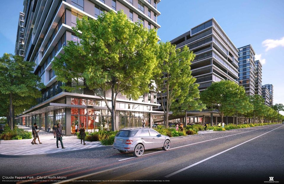 Claude Pepper Park North Miami Redevelopment Redwood Dev Co 1525 NW 135th St Retail
