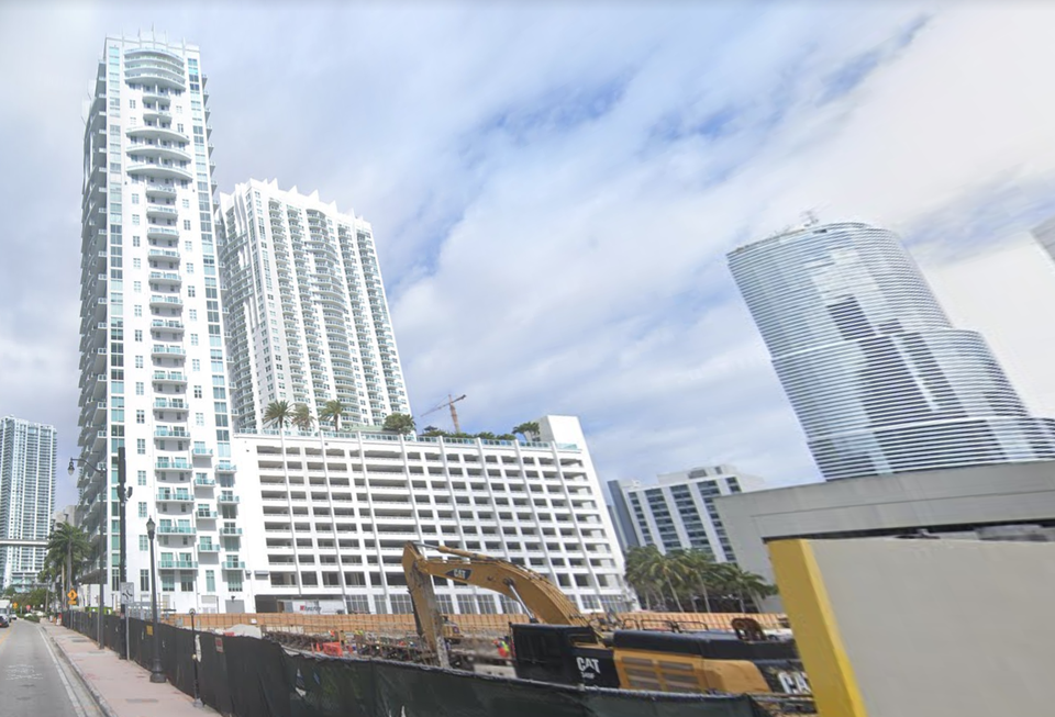 Related Group development site at 444 Brickell Avenue.