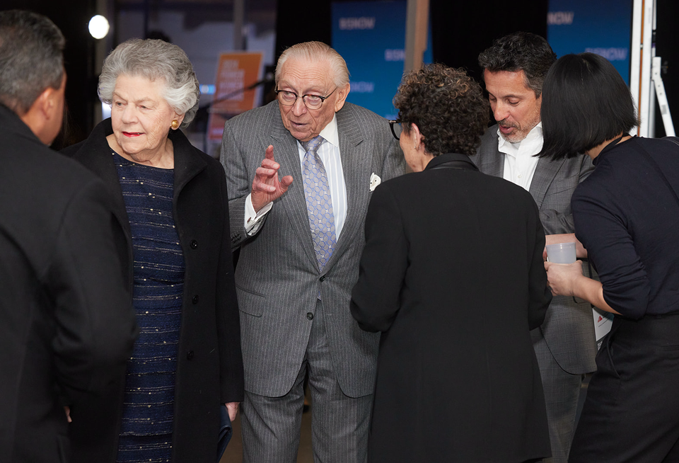 Silverstein Properties' Larry Silverstein at Bisnow's 2024 New York Power Women event.