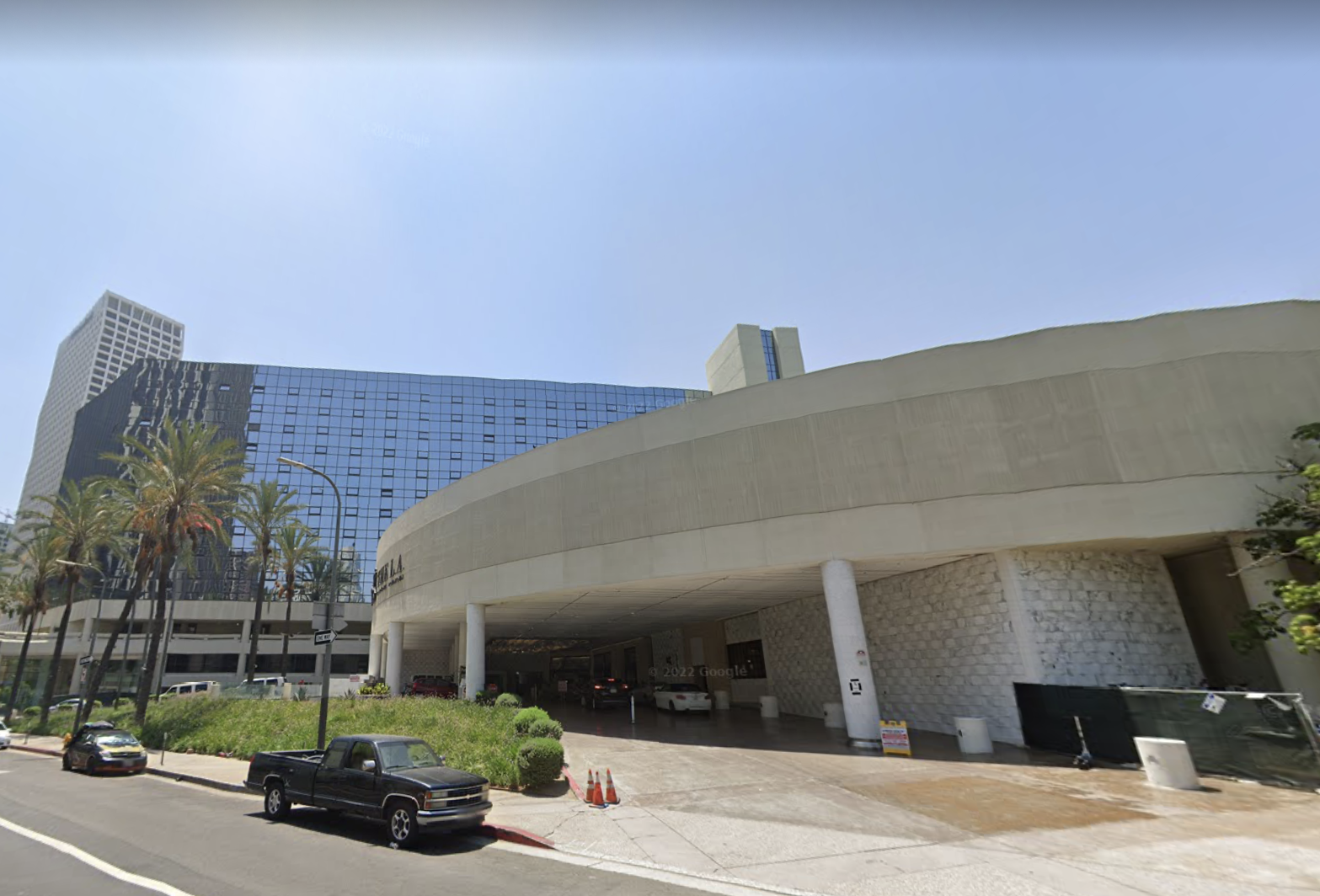 A jury has found Shen Zen New World I LLC, which purchased the L.A. Grand Downtown Hotel in the hopes of building a 77-story skyscraper on the site, guilty on eight charges in a federal investigation.