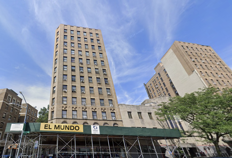 4101 Broadway in Washington Heights, one of several properties covered by a $53M acquisition loan from BridgeInvest to PH Realty Capital, Rockledge and Alma Realty.