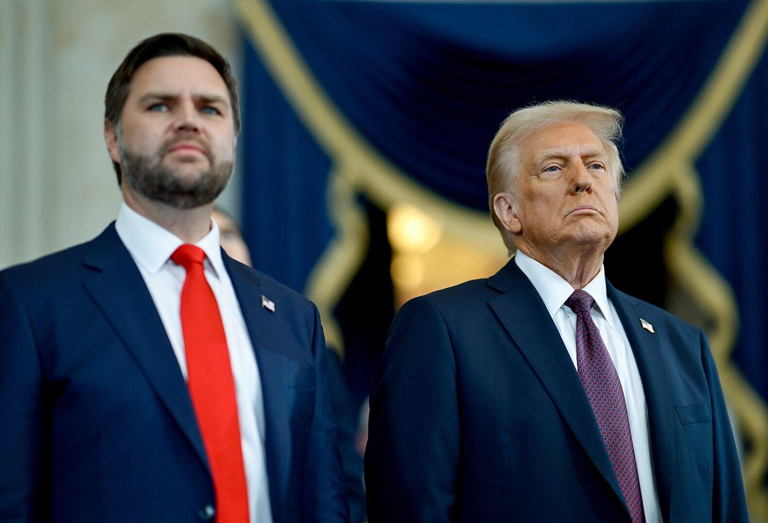 Donald Trump JD Vance Inauguration Day 2025