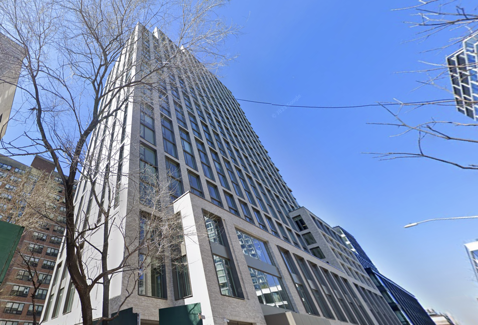 55 Suffolk St., where the Gotham Organization borrowed $38.2M from Wells Fargo this week to refinance the 378-unit residential tower.