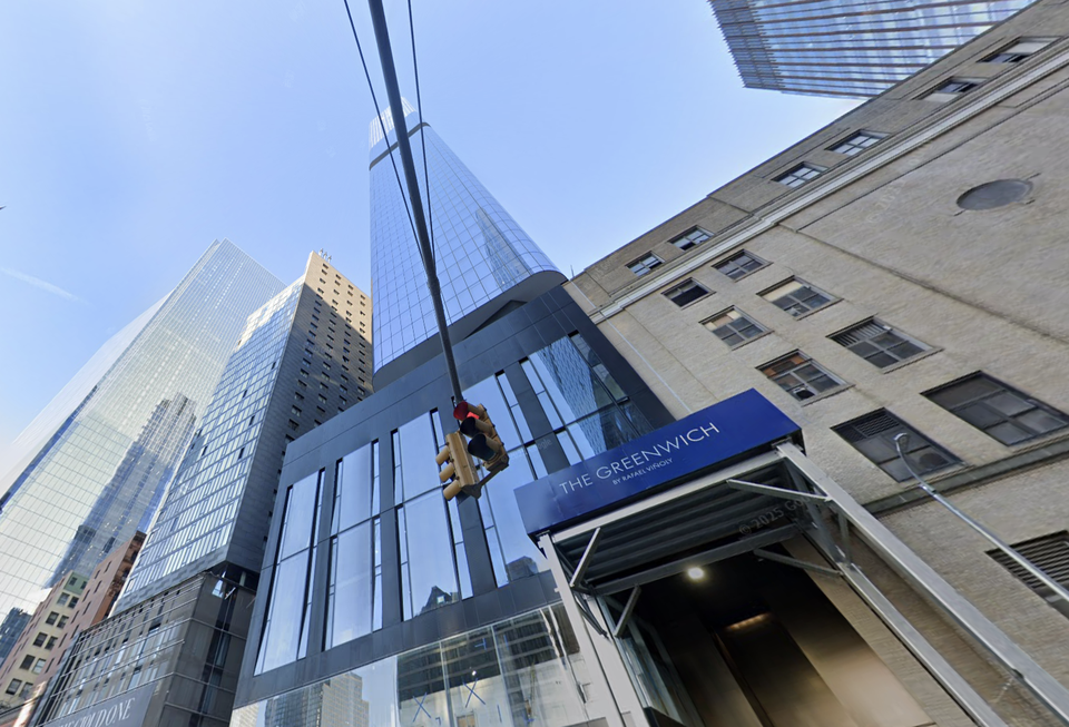 125 Greenwich St., where the almost-complete hotel scored a $350M loan this week from Starwood Property Trust.
