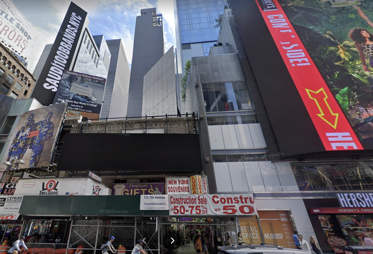  711 Seventh Ave., where Atlas Hospitality and Flintlock Construction this week scored a $120M construction loan for a 32-story hotel project.