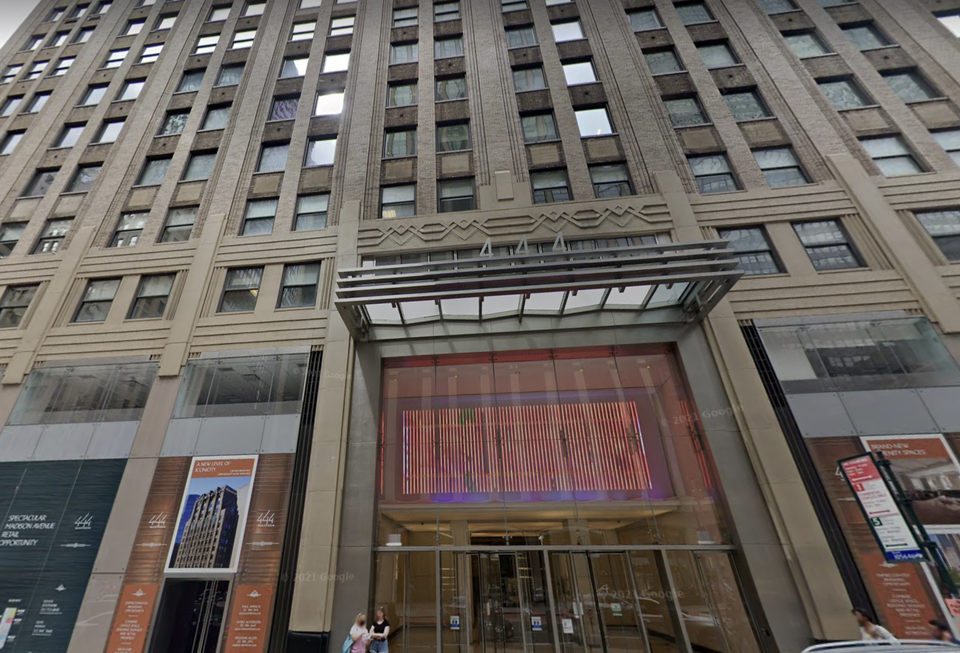 444 Madison Ave., where Kent Swig's Helmsley Spear has allegedly failed to pay rent.