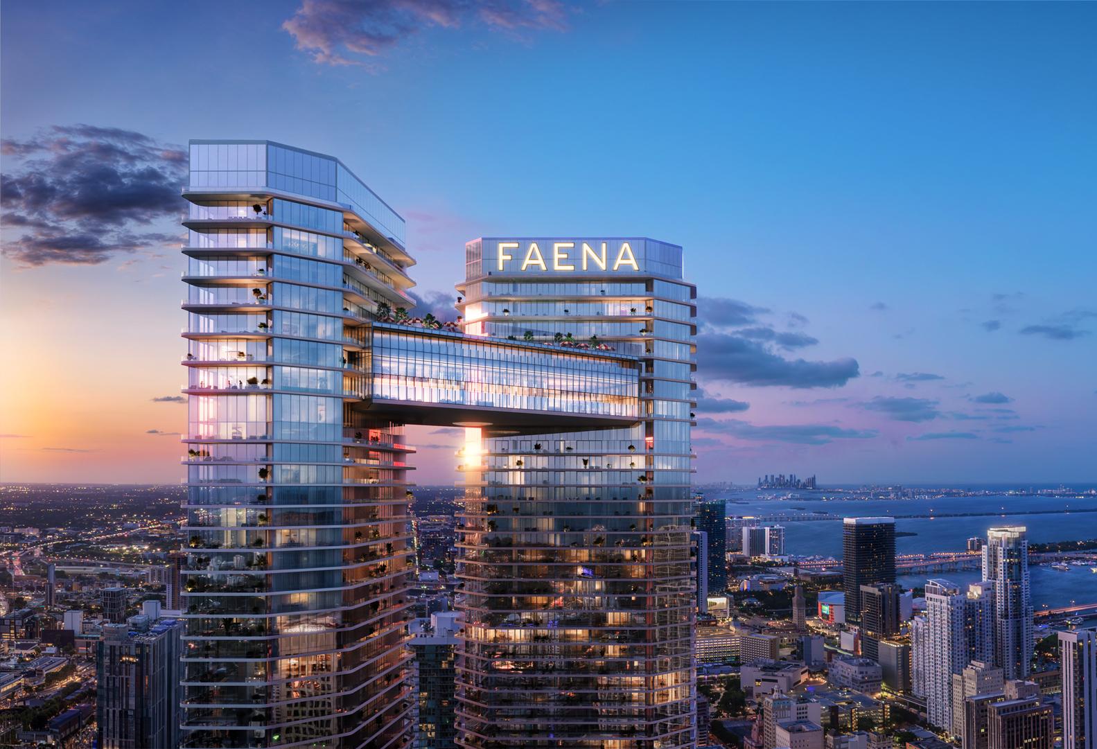 Developers Tap Faena To Brand 60-Story, 2-Tower Project On Miami River