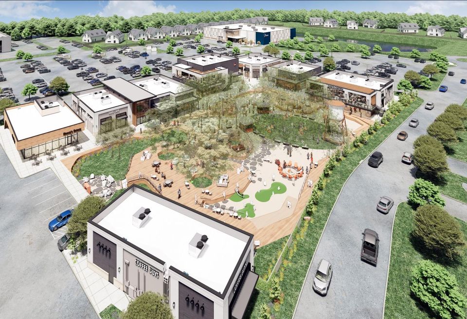 Rendering of The Oaks at District West.