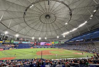 tropicana field in St. Petersburg. 
