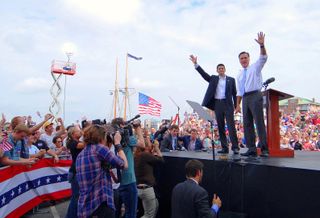 Paul Ryan and Mitt Romney 2012 Campaign Trail