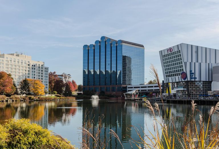 The Waterfront at Washingtonian office building at 9801 Washington Blvd. in Gaithersburg.