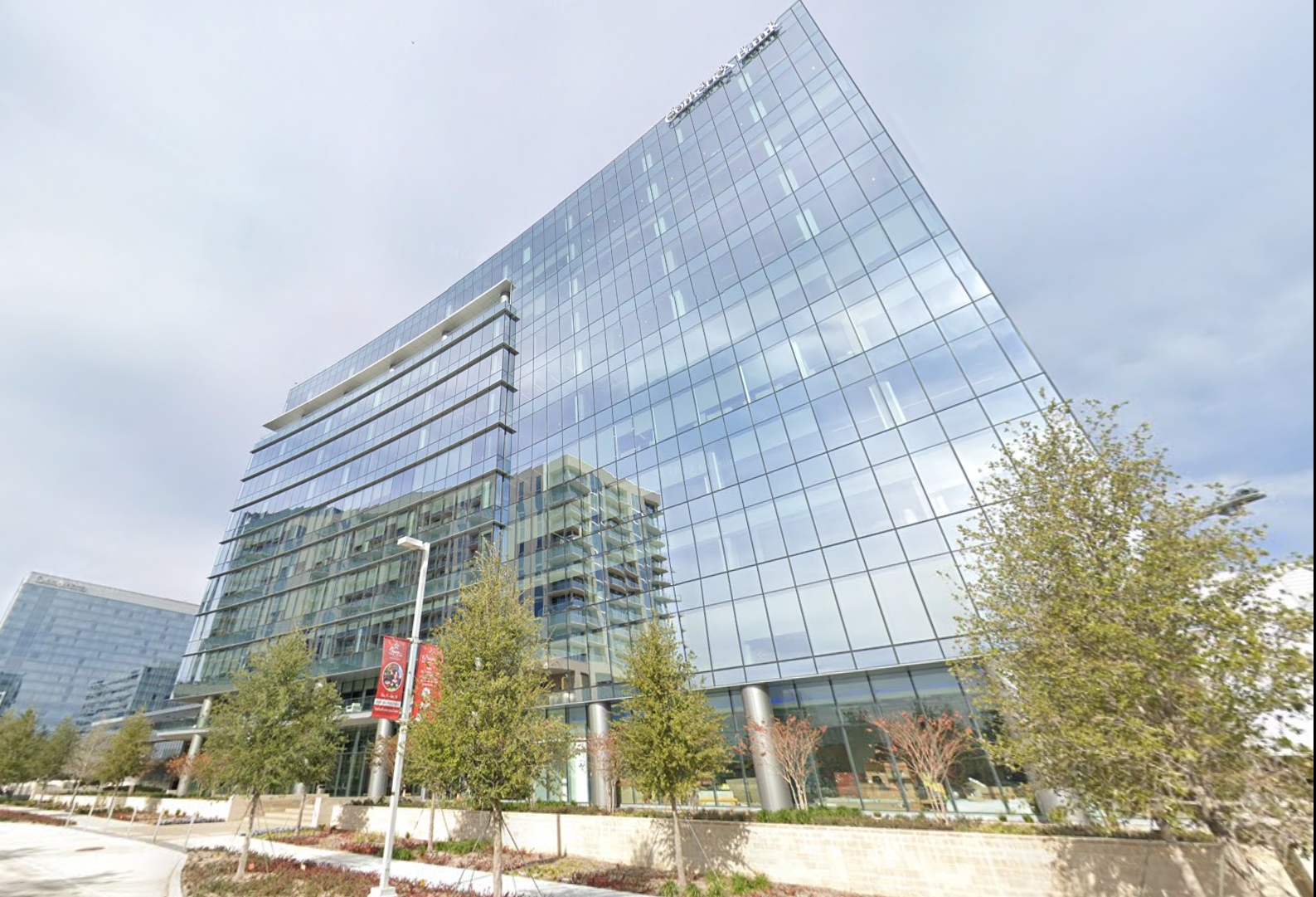 Exterior of building at 17 Cowboys Way in Frisco, Texas.