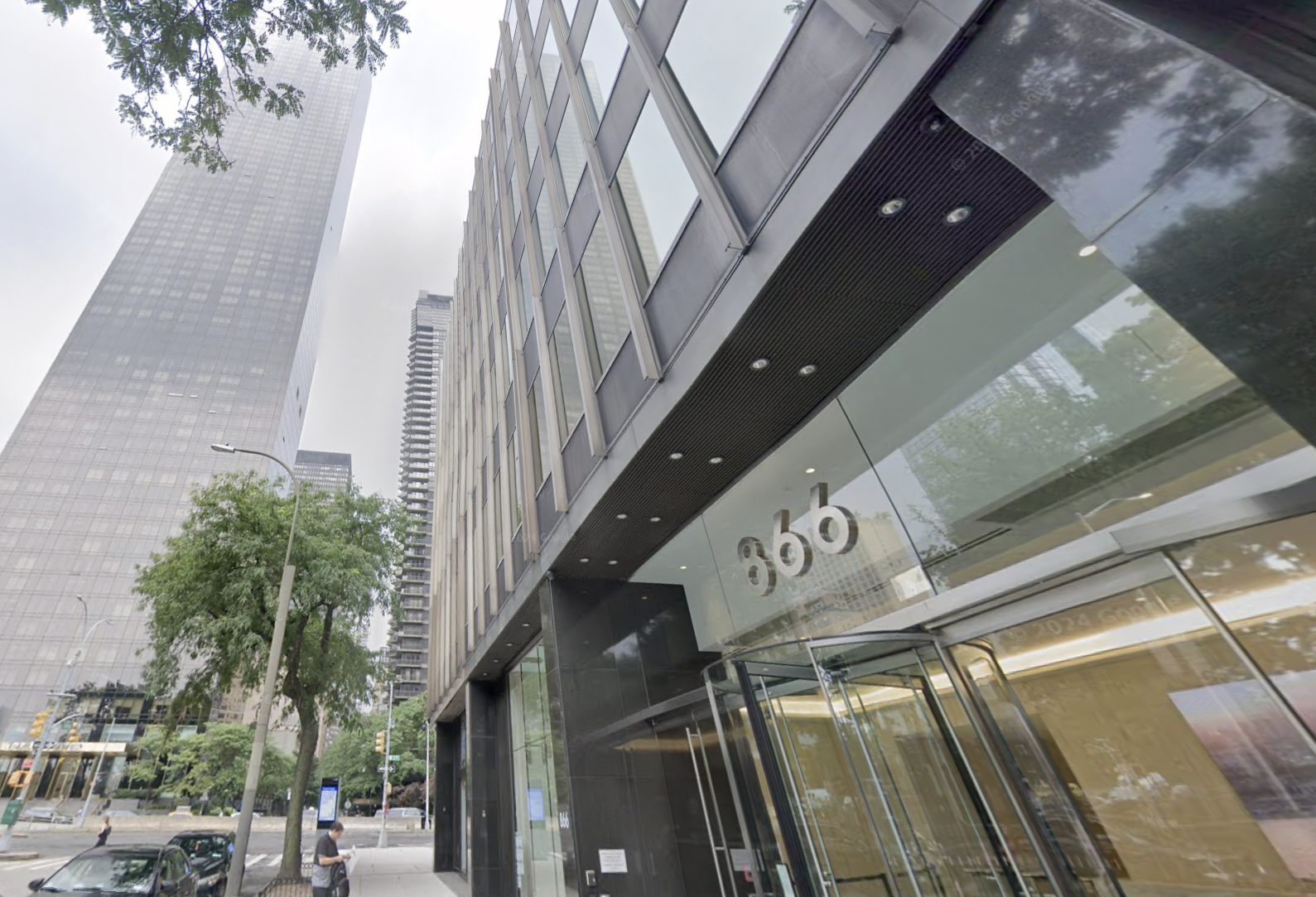 866 United Nations Plaza, where more than two dozen office condo units previously acquired by Carlyle Group are now in the hands of their former lender.