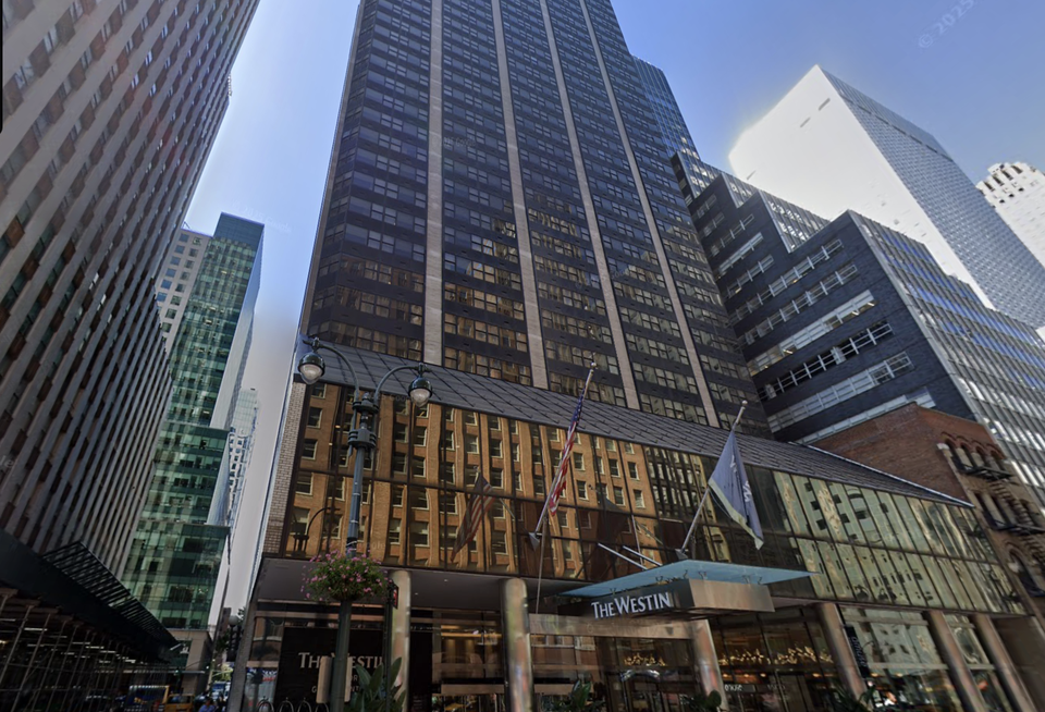 The Westin New York Grand Central Hotel at at 212 E. 42nd St.