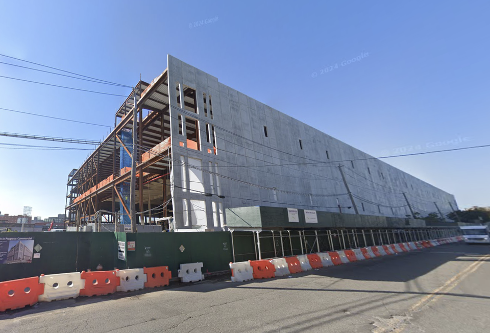 Turnbridge Equities' Bronx Logistics Center under construction in October 2022.