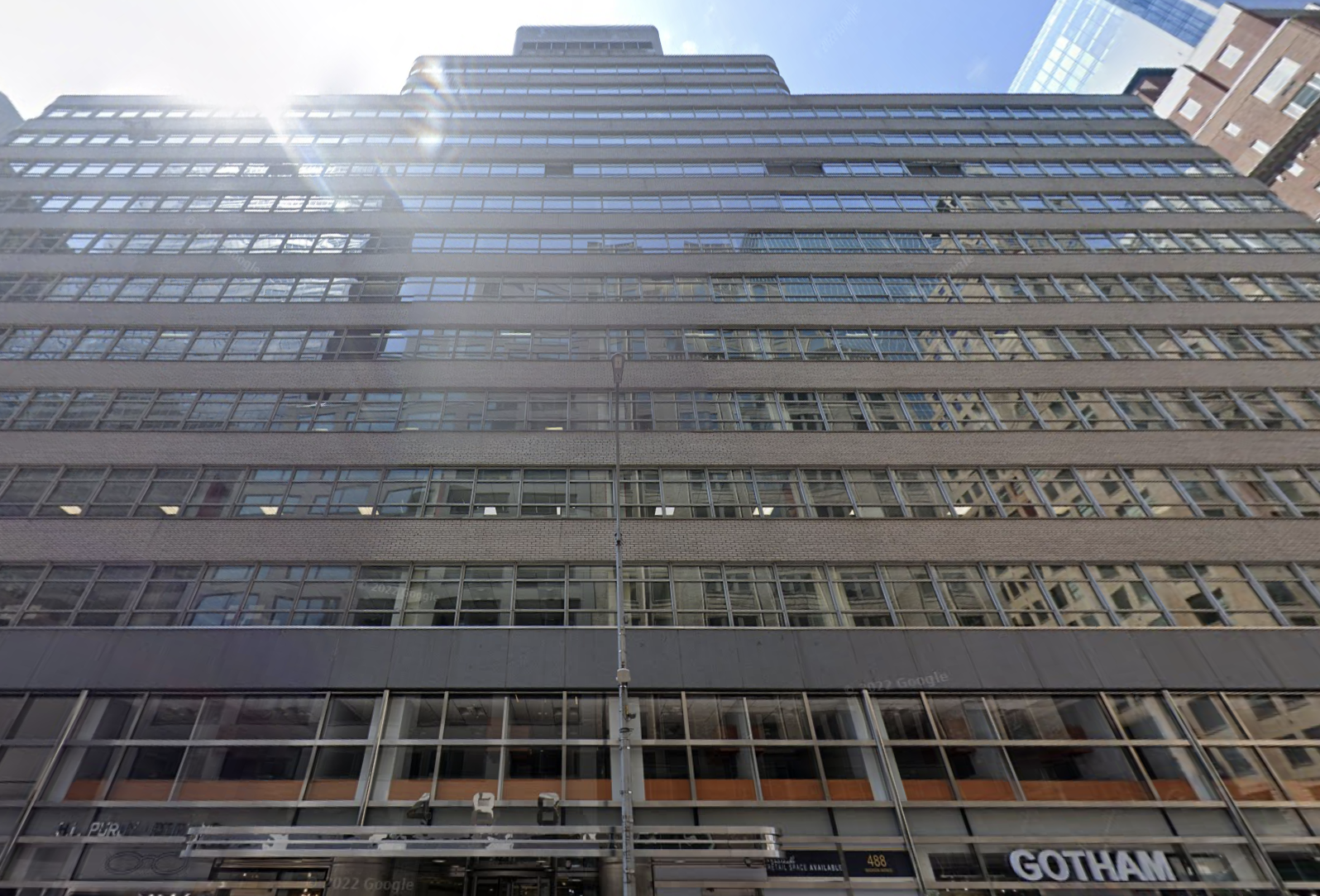 488 Madison Ave., where The Feil Organization scored a $100M refinancing deal for three commercial condos at the buildings base from Deutsche Bank and Morgan Stanley this week.